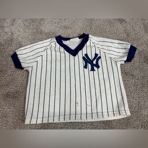 Vintage MLB Yankees Toddler Girl Toddler Boy Jersey Shirt 4T 3T New York